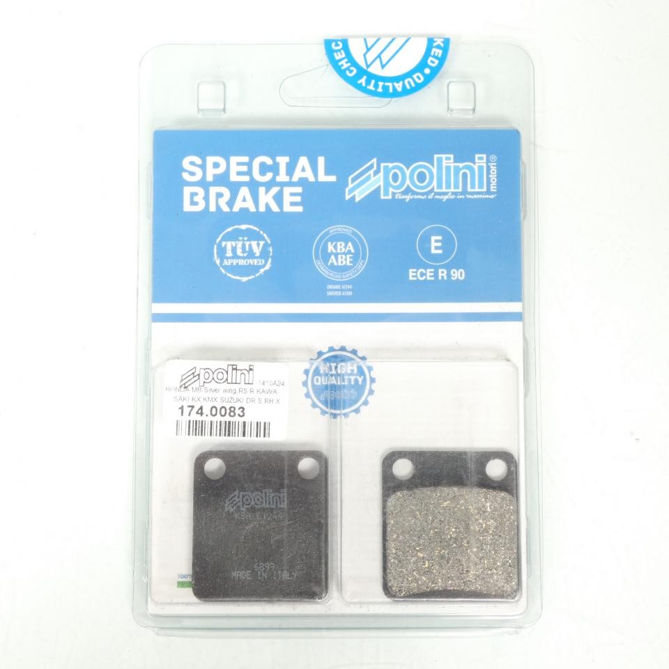 Plaquette de frein avant Polini compatible Honda 80 MBX FWD 1983-1986