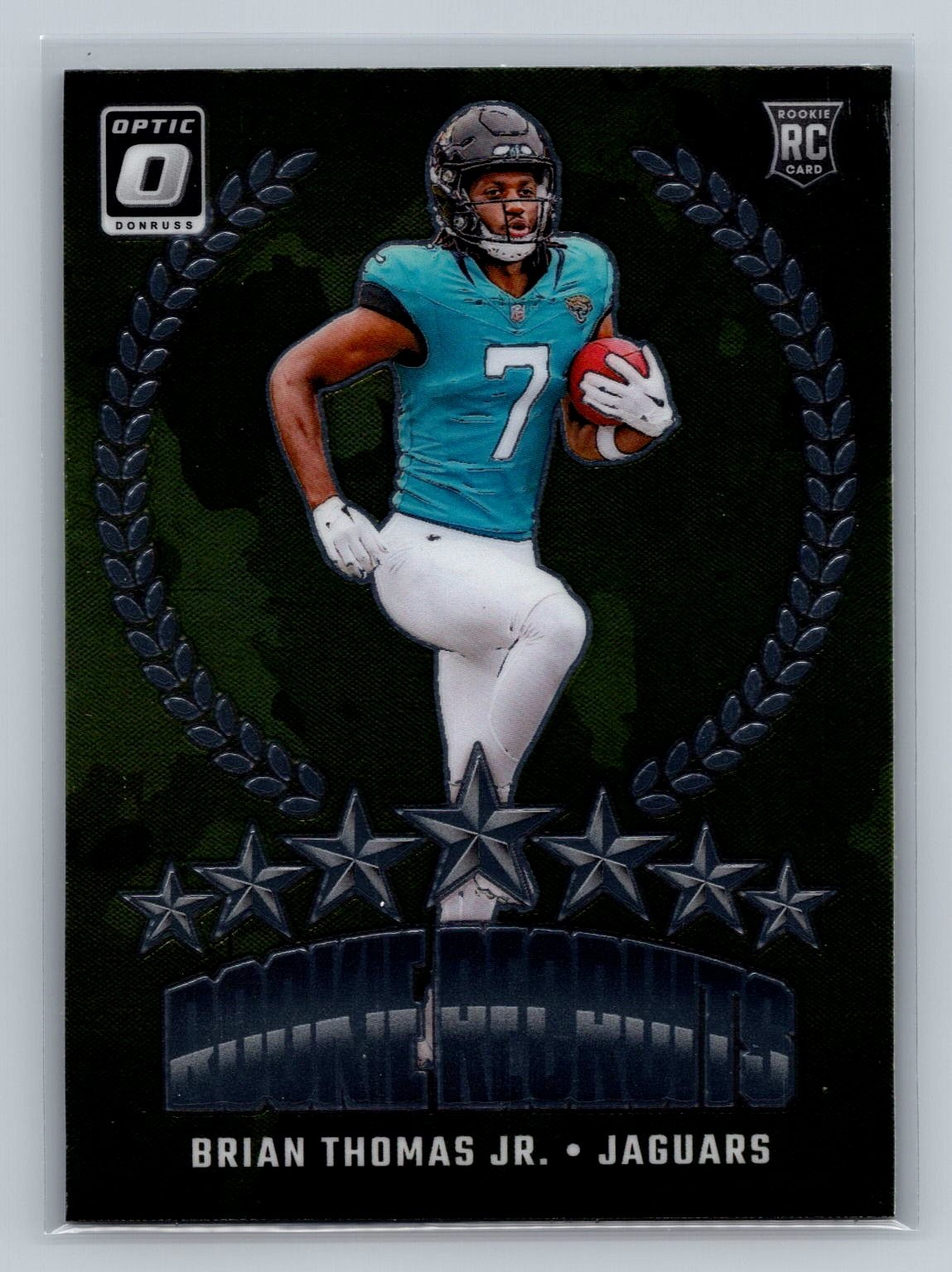 Brian Thomas Jr. 2024 Donruss Optic #12 Rookie Recruits Jacksonville Jaguars