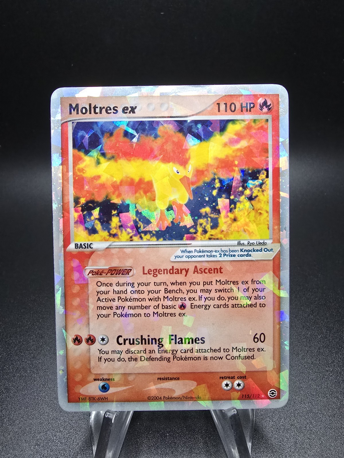 Pokemon Moltres ex 115/112 FireRed & LeafGreen Holo LP