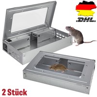 2Tlg MäUsefalle Mausefalle Lebendfalle Maus Multicatch Lebendfang Mehrfachfalle.