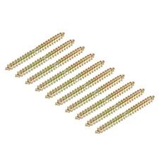 uxcell 5x50mm Hanger Bolts, 24pcs Double Ended Self-Tapping Thread Wood 50mm 