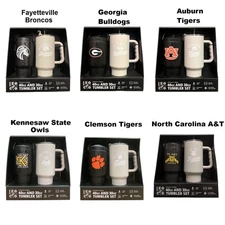 Logo Brands NCAA Officially Licensed 40 oz. and 30 oz. Tumbler Set