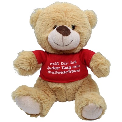 Erfurth High Quality Toys Teddybär ''mit Dir ist jeder Tag wie Weihnachten!'' Kusc