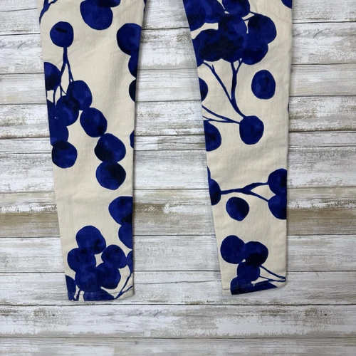 Maison Scotch Le Voyage Legging Women’s White / Blue Skinny Leg Pants size 27 - Picture 5 of 10