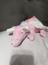 Jellycat London Duskrise Dragon Plush Large  Pin Badge W/Dust Bag Authentic NWT