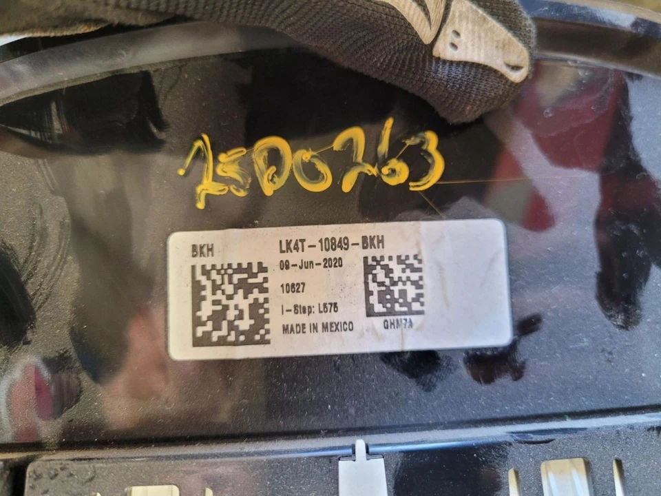 Speedometer VIN 8 8th Digit MPH ID LK4T-10849-BKH Fits 20 TRANSIT 150 1972587 - Image 3 of 3