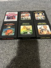 Lot Of 6 Vintage Atari Game Programs
