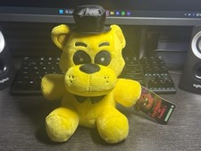 Five Nights at Freddy's Jazwares FNAF Golden Freddy Plush 8" Gamestop Exclusive