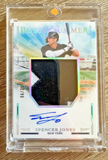 2025 Boys of Summer Patch Auto Spencer Jones 06/25 New York Yankees Prospect!
