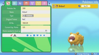 Pokemon Strahlender Diamant & Leuchtende Perle 6IV Shiny Bidoof Max EVs