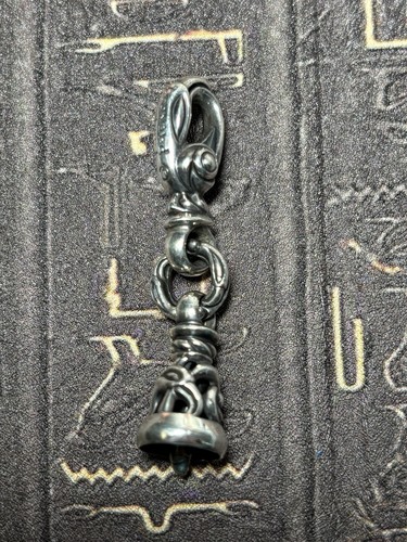Leonard Kamhout/Lone Ones Crane Bell Keychain Small Sterling Silver 925