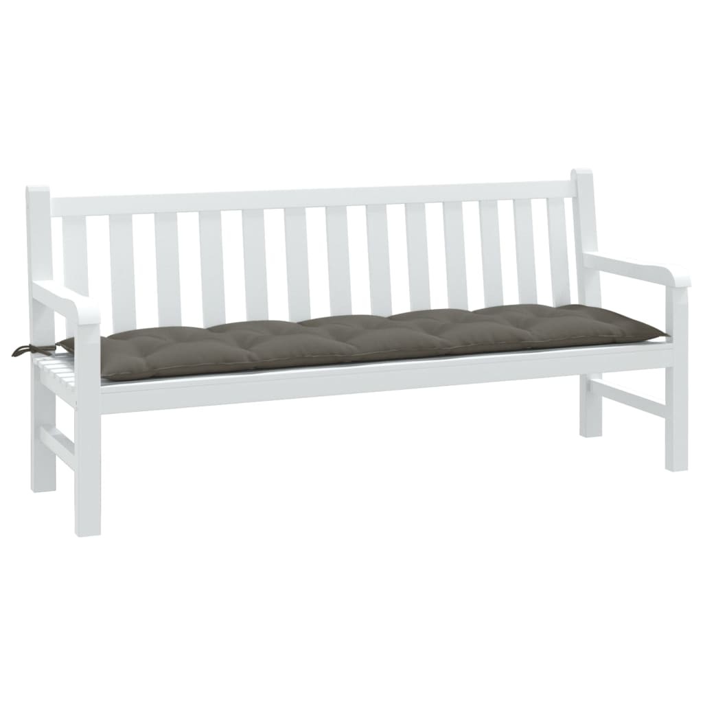 Cuscino Panca Giardino vidaXL Grigio 180x50x7 cm - Comfort e Design