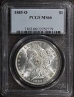 1885-O (MS66) Morgan Silver Dollar $1 PCGS - Nice Flashy Gem
