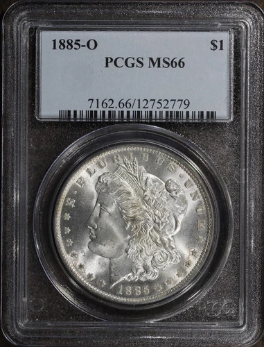 1885-O (MS66) Morgan Silver Dollar $1 PCGS - Nice Flashy Gem