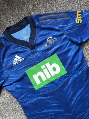 Auckland Blues 2022 Super Rugby Adidas Heimtrikot Größe Herren Medium