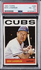 1964 TOPPS #286 DON LANDRUM PSA 4.5