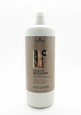 Schwarzkopf Blondme Premium Developer 6%/20 Volume Hair Color Developer, 33.8 Oz