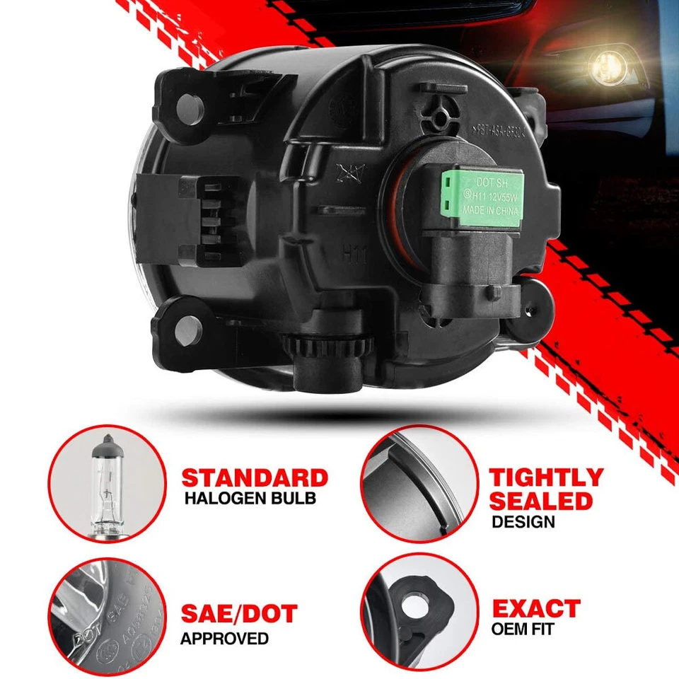 ✅Luces antiniebla para Subaru XV Crosstrek 2014-2020 con bombillas Halegon lámpara de parachoques delantero Foto 4 de 4