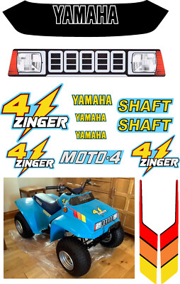 野*1様 アメージング　AG4-4 Blue 1984-1985 YF60 4-ZINGER Graphics Kit Decal Stickers 4 wheeler