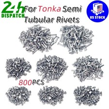 800pcs Semi Tubular Rivets For Tonka 1/8" Diameter Super Assortment Toy Parts