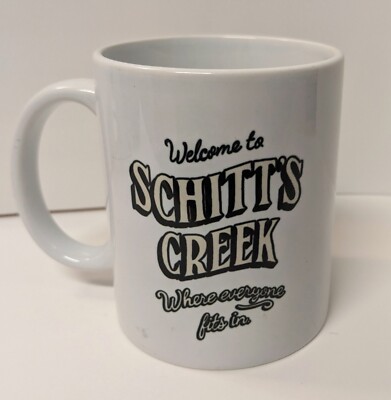 Welcome To Schitts Creek Show Logo White Ceramic Tea Cup