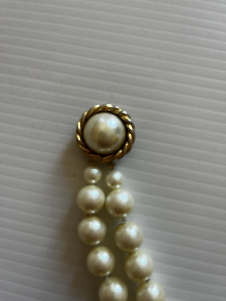 Pulsera Carole Lee imitación perla doble hilo Foto 4 de 4