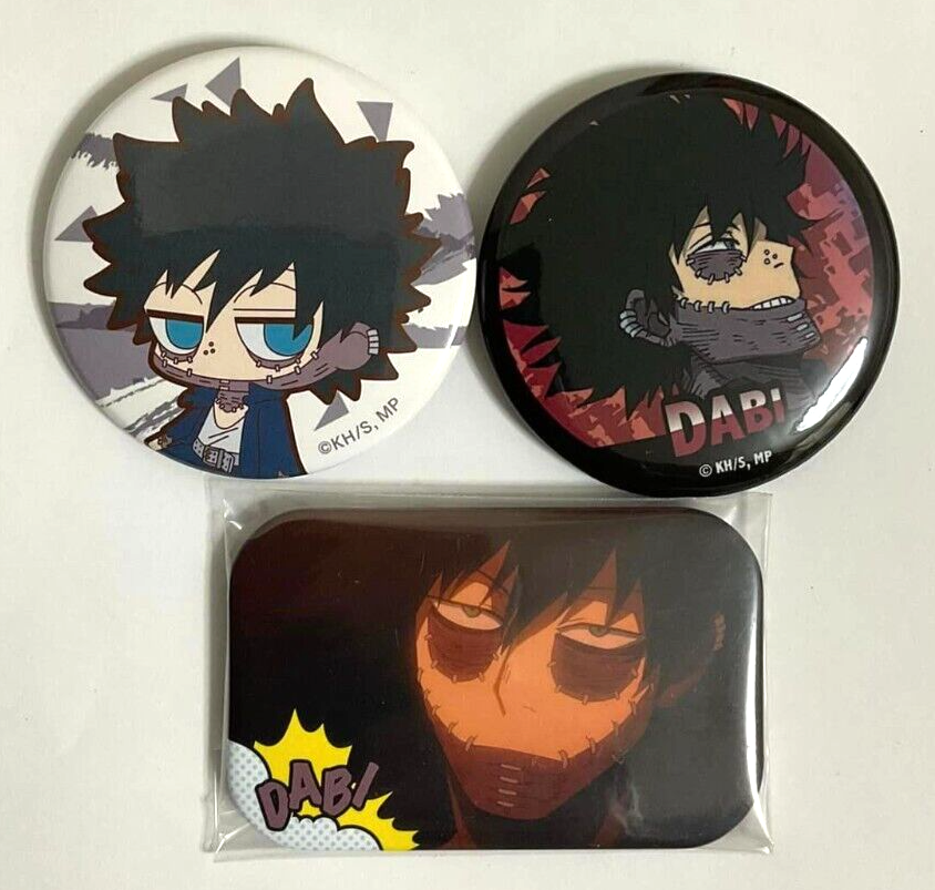 My Hero Academia Jump Shop Original Can Badge Button x3 Toya