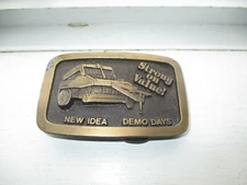 NEW IDEA Demo Days "Strong on Value!" Baler Belt Buckle Spec-Cast Inc. USA RETRO