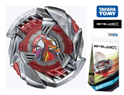 BLALA セミドライ グレー/レッド Takara Tomy Beyblade X BX-38 Crimson Garuda 4-70TP | eBay