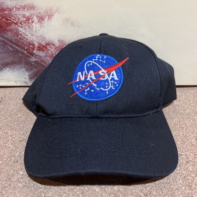 SPIRIT NASA ADJUSTABLE STRAPBACK BASEBALL HAT/CAP, BLACK, OSFA COSTUME Size L