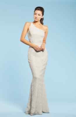 open lace back dress Bella Wisteria Dress – Dress the Population main image 0