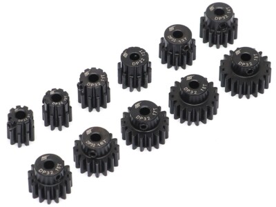 Mod .8 1/8" Steel Pinion Gear Set 32P 3.175mm 11T 13T 15T For 32 Pitch