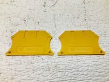 Allen Bradley 1492-EBJ3 Yellow Wire Terminal End Cap 1492 Lot of 2 (TBI)