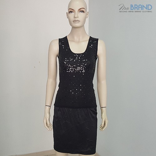 VESTITO TUBINO DONNA INTIMISSIMI CON PAILLETTES TG.S ART.3063 | eBay
