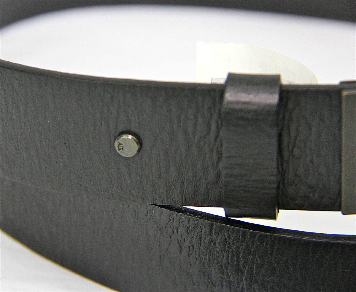 Armani Exchange A|X Dress Belt 100% Authentic 100% Leather  display picture 1