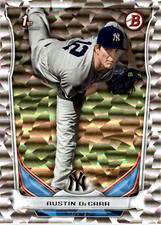 2014 Bowman Draft Silver Ice #DP60 Austin DeCarr New York Yankees
