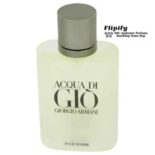 Aqua Acqua Di Gio Cologne TSTR EDT Spray 3.3 3.4 oz Giorgio Armani for Men 