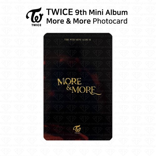 TWICE 9th Mini Album More And More Official Photocard Unit And Group K-POP KPOP - Picture 16 of 50