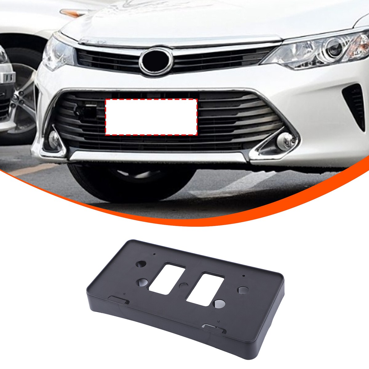 7510106040 / TO1068131 Car Front License Plate Holder For Toyota