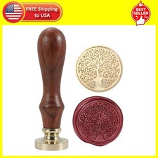 Tree of Life Wax Seal Stamp, Yoption Vintage 30mm Sealing Stamp Head for Decorat