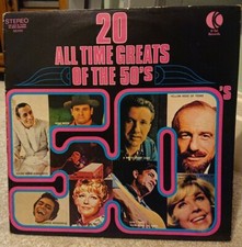 20 All time Greats of the 50's LP Vinyl Album. Good condition