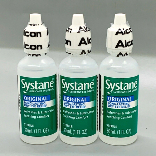 SYSTANE ORIGINAL Long Lasting Dry Eye Relief, 3PK 1Oz Exp 6/24