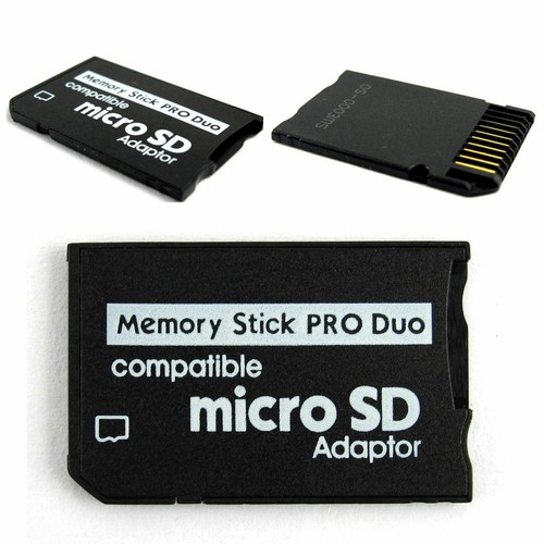 Micro SD SDHC TF to Memory Stick MS Pro Duo PSP Adapter for PSP 1000 2000 3000