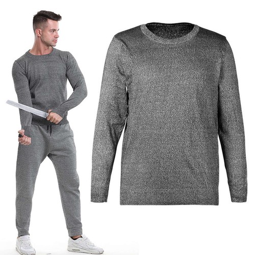 Cut Resistant Anti Slash Clothes Level 5 Protective Equipment Round Neck Shirt8s - Picture 3 of 14