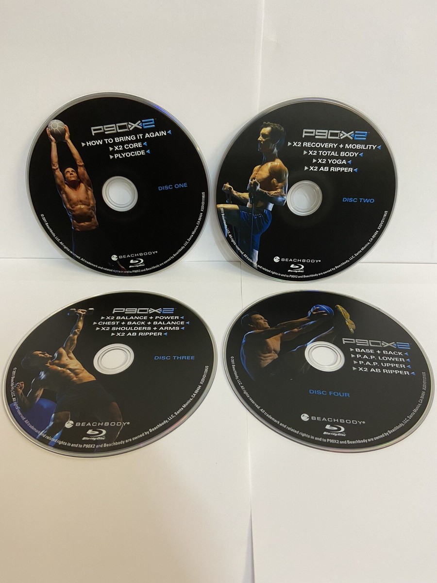 その他 Power Workout: Complete [DVD] [Import] P90X2 FITNESS DVD EXERCISE SET 4 DISC WORKOUT GYM P90X