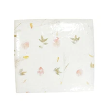 Postbound Scrapbook Album Cover Pressed Leaves Dried Plant Texture (No Pages)