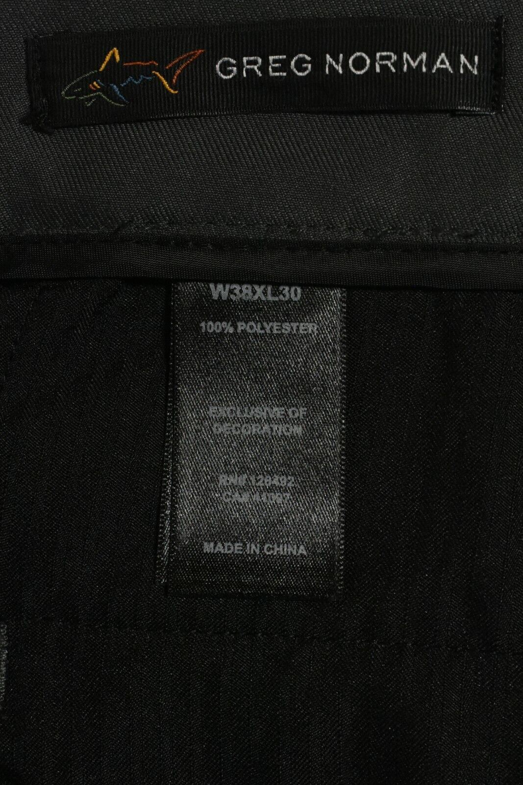 Greg Norman Mens Solid Flat Front Gray Business G… - image 8