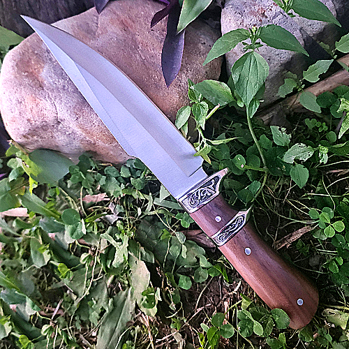 COLUMBIA Hunting Knife Large Fixed Blade Survival Bowie Camping Pocket