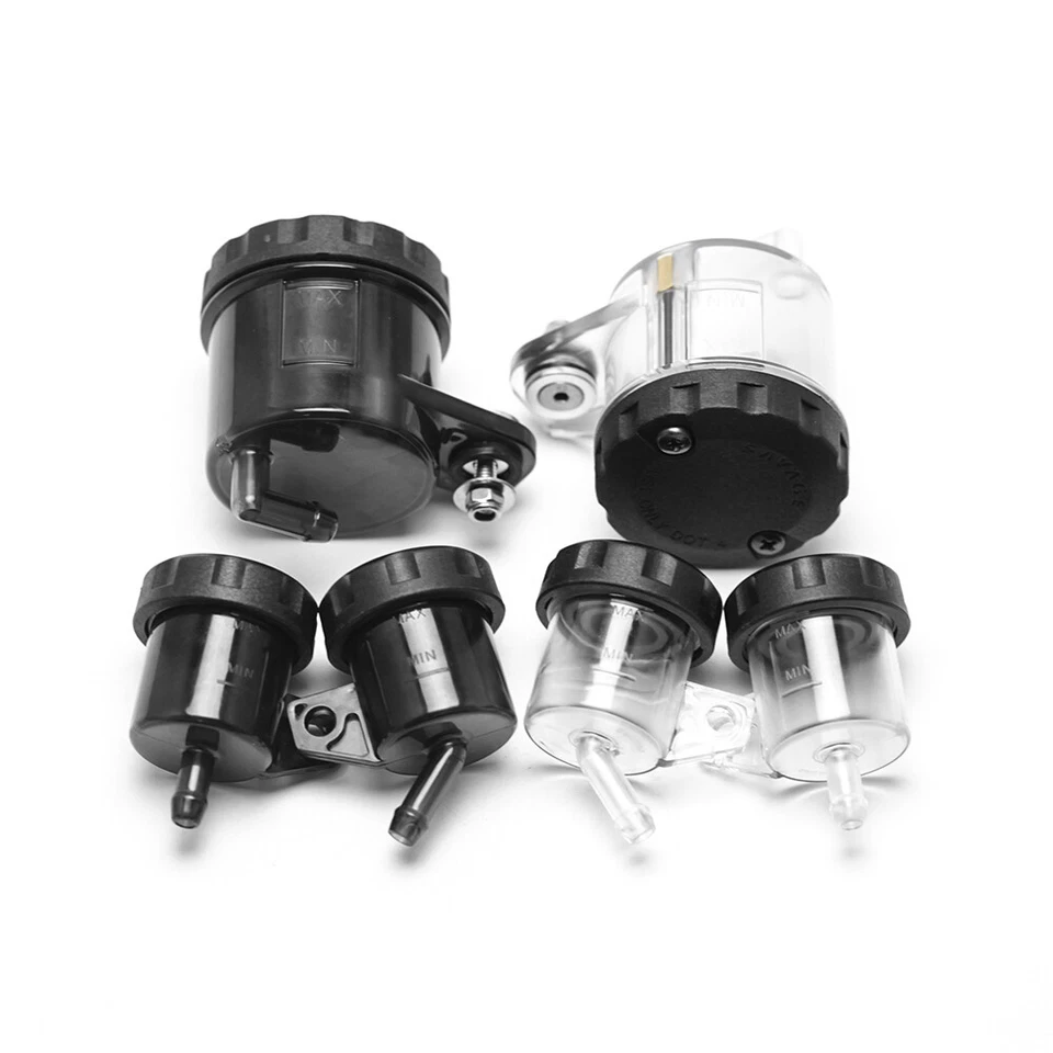 Taza del tanque de depósito de aceite de líquido de frenos delantero trasero para Aprilia RSV/SL 1000 MILLE/R Foto 3 de 4