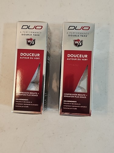 Wilson Staff Duo Soft Golf Balls softest distance ball Brand 2 New Sleeves of 3 - Picture 4 of 10